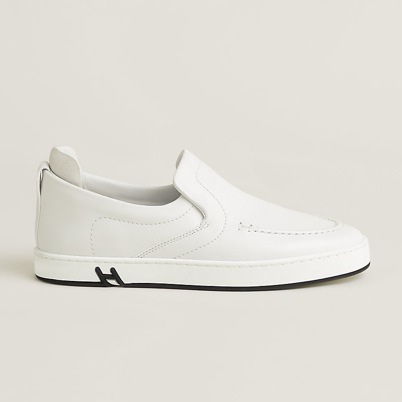 【HERMES】さり気ないHカット 白☆スリッポン\